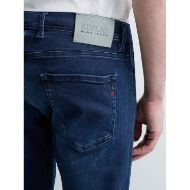 Picture of REPLAY MEN'S GROVER STRAIGHT FIT JEANS 11.5 OZ HYPERFLEX BLUE BLACK DENIM IN DARK BLUE 3