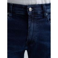 Picture of REPLAY MEN'S GROVER STRAIGHT FIT JEANS 11.5 OZ HYPERFLEX BLUE BLACK DENIM IN DARK BLUE 4