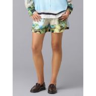 Picture of OTP WOMEN'S PARADISE SATIN SHORTS IN ZEN BLUE 1