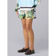 Picture of OTP WOMEN'S PARADISE SATIN SHORTS IN ZEN BLUE 2