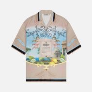 Picture of OTP MEN'S PARADISE SATIN SHIRT IN SAND 1