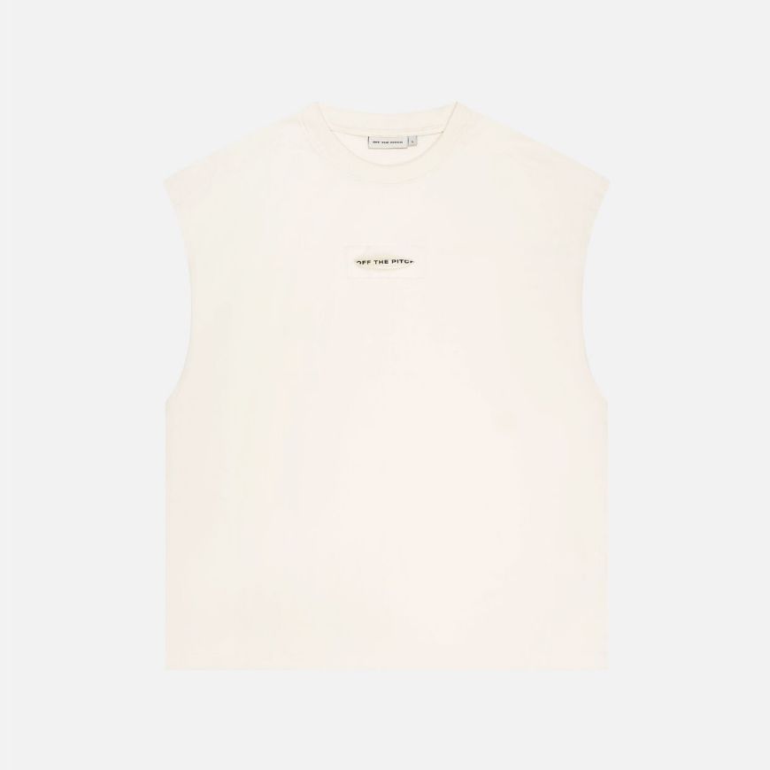 Picture of OTP MEN'S SAGE SLEEVELESS TEE IN OFF WHITE