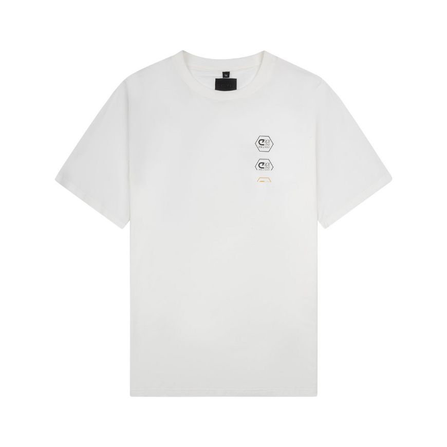 Picture of CRUYFF MEN'S C-LION BACK GRAPHIC TEE IN CREAM/GOLD