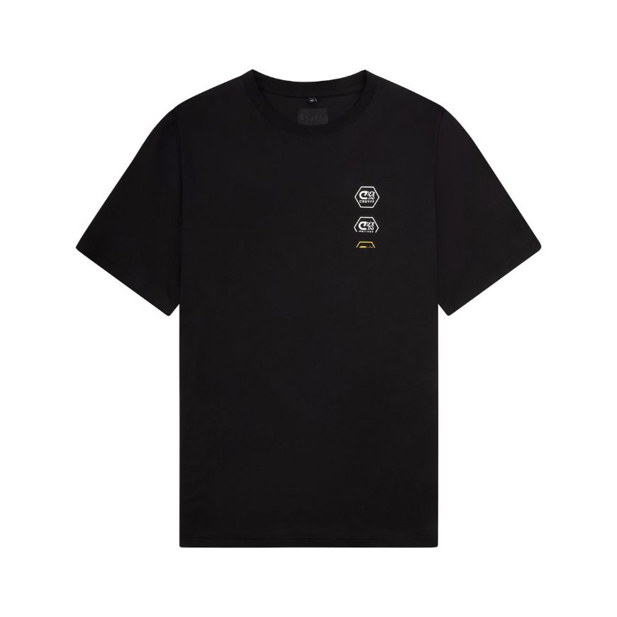 Picture of CRUYFF MEN'S C-LION BACK GRAPHIC TEE IN BLACK/GOLD