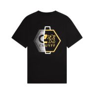 Picture of CRUYFF MEN'S C-LION BACK GRAPHIC TEE IN BLACK/GOLD 2