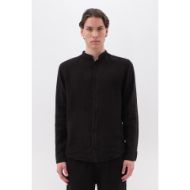 Picture of DIRTY LAUNDRY MEN'S MAO SHIRT IN BLACK 4