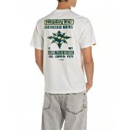 Picture of REPLAY INC. JERSEY T-SHIRT IN OFF WHITE 2