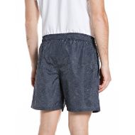 Picture of REPLAY MEN'S SWIMMING TRUNKS RECYCLED FABRIC IN NAVY/NATURAL WHITE 2