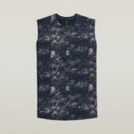 Picture of G-STAR WOMEN'S AOP T DRESS IN SALUTE WAVE SPRAY 5