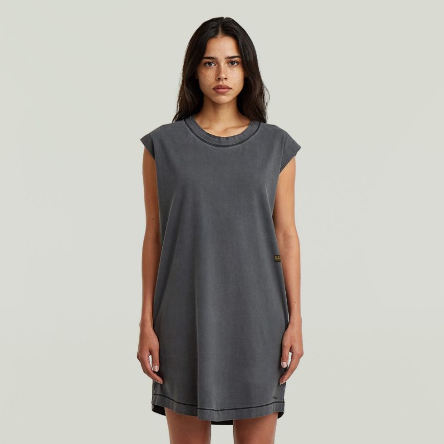 Picture of G-STAR WOMEN'S WASHED T DRESS IN DK BLACK GD