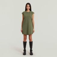 Picture of G-STAR WOMEN'S WASHED T DRESS IN SHADOW OLIVE GD 1