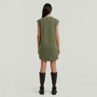 Picture of G-STAR WOMEN'S WASHED T DRESS IN SHADOW OLIVE GD 2