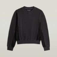 Снимка на G-STAR ДАМСКИ СУИТШЪРТ WOVEN MIX SWEATER В DK BLACK GD 6