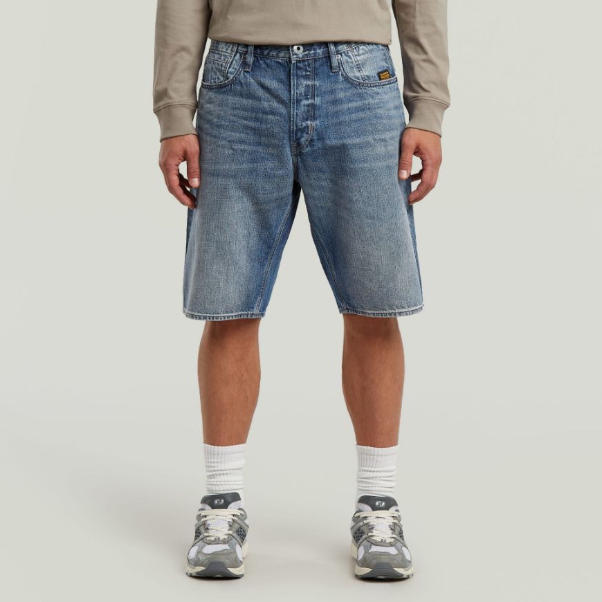 Снимка на G-STAR МЪЖКИ БЕРМУДИ DEEGGIE SHORTS В ANTIQUE FADED BLUE GALENA