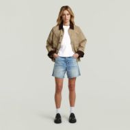 Picture of G-STAR WOMEN'S JETT HIGH SHORTS CLEAN EDGE IN LT INDIGO AGED 4