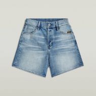 Picture of G-STAR WOMEN'S JETT HIGH SHORTS CLEAN EDGE IN LT INDIGO AGED 5
