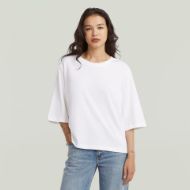 Picture of G-STAR WOMEN'S MODERN BASIC RELAXED 3\4 SLEEVE TOP IN WHITE 1