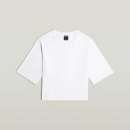 Picture of G-STAR WOMEN'S MODERN BASIC RELAXED 3\4 SLEEVE TOP IN WHITE 6