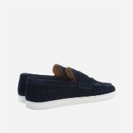 Picture of LA MARTINA MEN'S SUEDE LOAFERS WITH EVA SOLE VELVET BLUE 4