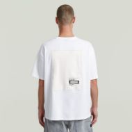 Снимка на G-STAR МЪЖКА БЛУЗА BACK APPLIQUE RELAXED T-SHIRT WHITE 1