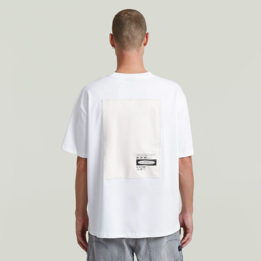 Снимка на G-STAR МЪЖКА БЛУЗА BACK APPLIQUE RELAXED T-SHIRT WHITE