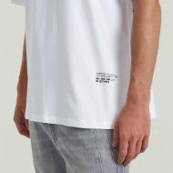 Снимка на G-STAR МЪЖКА БЛУЗА BACK APPLIQUE RELAXED T-SHIRT WHITE 3