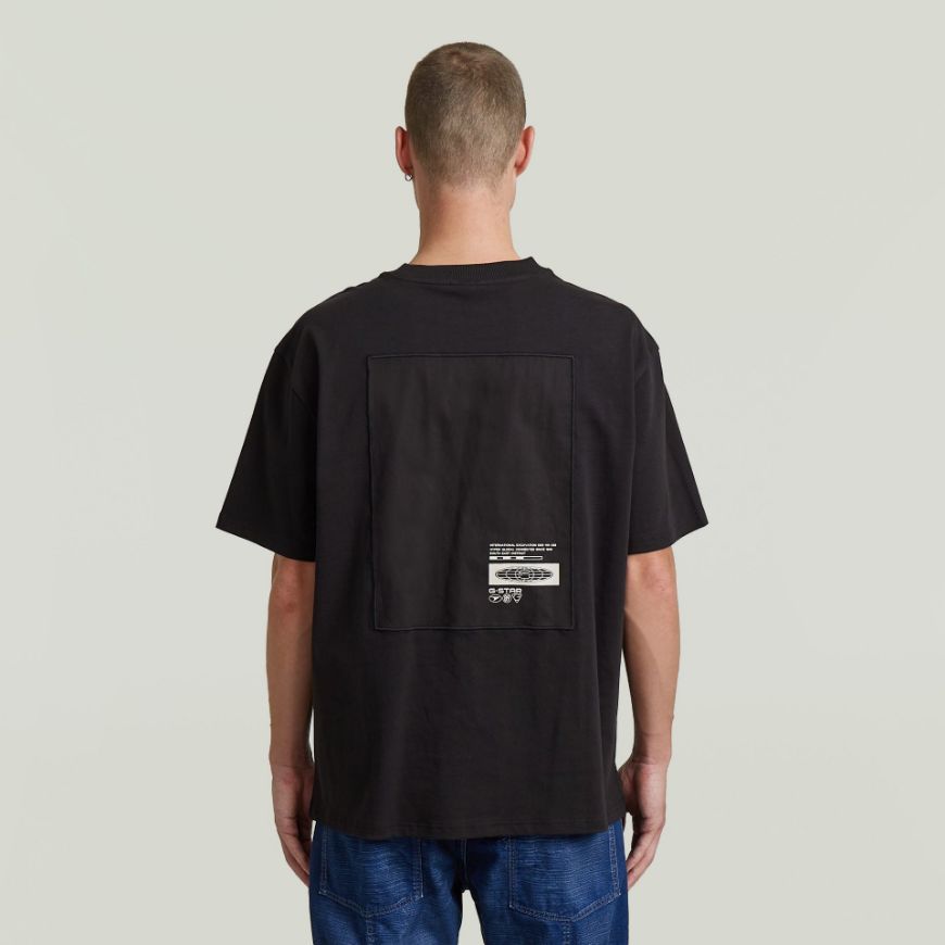 Снимка на G-STAR МЪЖКА БЛУЗА BACK APPLIQUE RELAXED T-SHIRT DK BLACK
