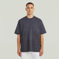 Снимка на G-STAR МЪЖКА БЛУЗА UTILITY FABRIC MIX LOOSE T-SHIRT PETROL 1