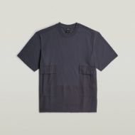 Снимка на G-STAR МЪЖКА БЛУЗА UTILITY FABRIC MIX LOOSE T-SHIRT PETROL 6