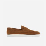 Picture of LA MARTINA MEN'S SUEDE LOAFERS WITH EVA SOLE COGNAC 1