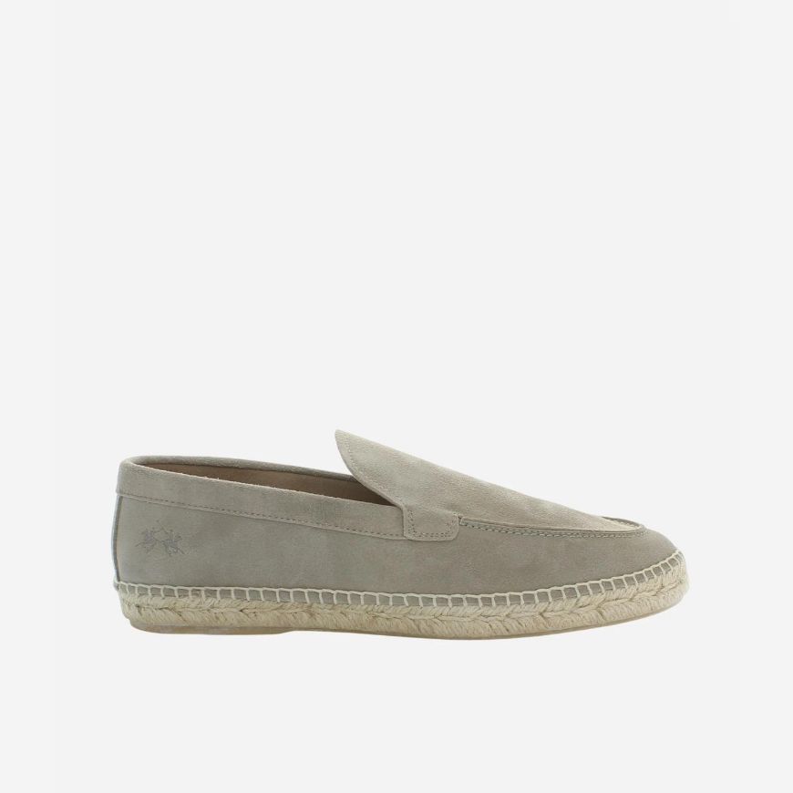 Picture of LA MARTINA MEN'S SUEDE ESPADRILLES FOAM BEIGE