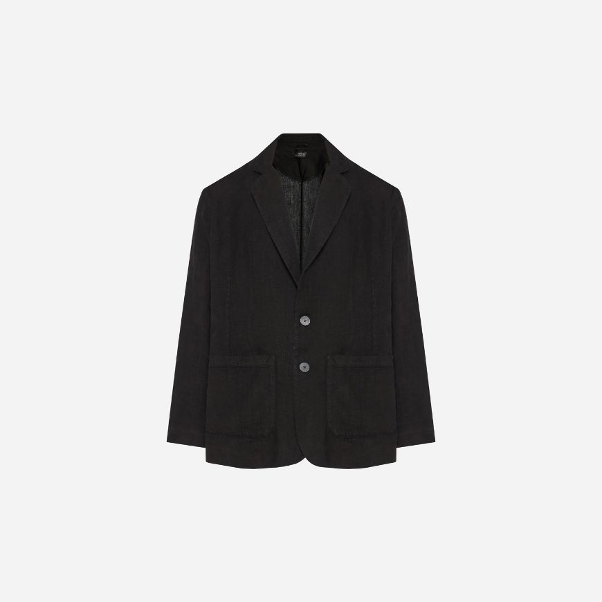Picture of DIRTY LAUNDRY MEN'S LINEN BLAZER IN VINTAGE BLACK