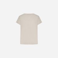 Picture of DIRTY LAUNDRY WOMEN'S V-NECK LINEN BLEND T-SHIRT IN SAND 7