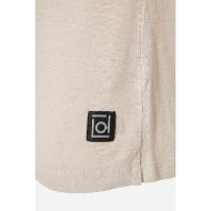 Picture of DIRTY LAUNDRY WOMEN'S V-NECK LINEN BLEND T-SHIRT IN SAND 5