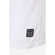 Picture of DIRTY LAUNDRY WOMEN'S V-NECK LINEN BLEND T-SHIRT IN WHITE 6