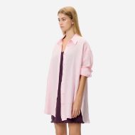 Picture of DIRTY LAUNDRY WOMEN'S LINEN SHIRT IN BUBBLEGUM 2