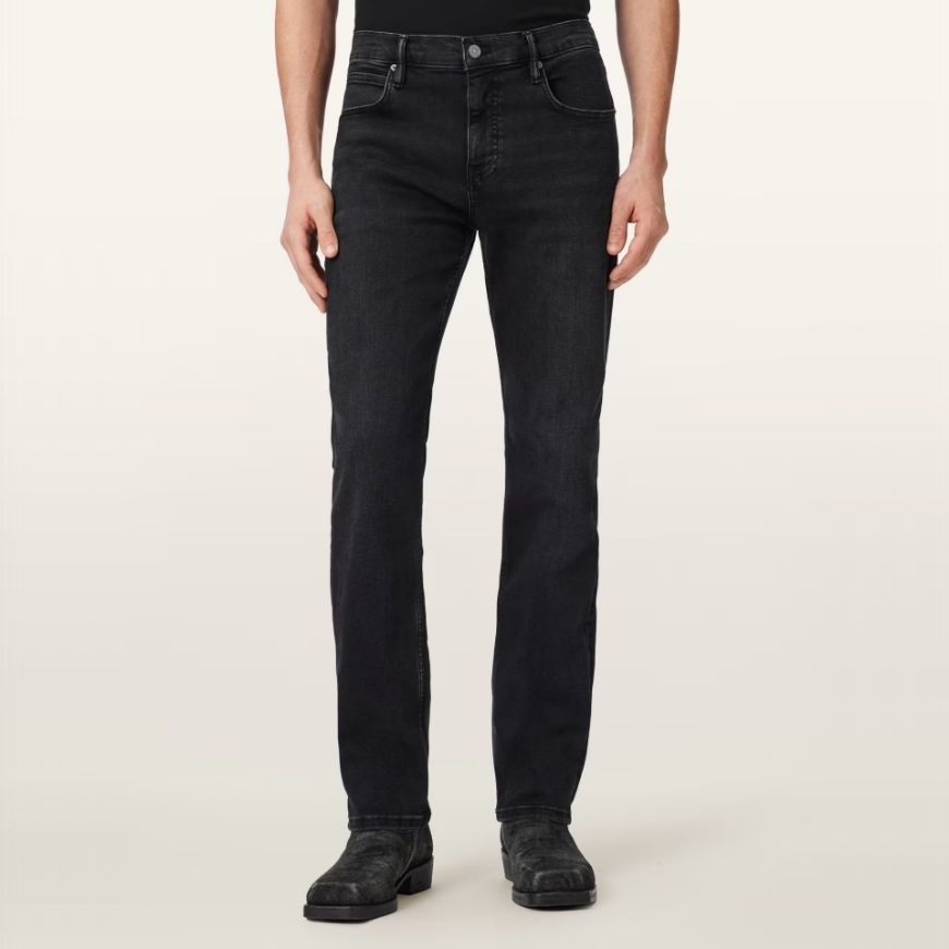 Picture of ALLSAINTS MEN'S SID ULTRA JEANS WASHED BLACK
