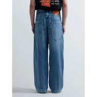 Picture of REPLAY MEN'S FERYS BAGGY FIT JEANS 12 OZ RECYCLED INDIGO COTTON IN MEDIUM BLUE 2