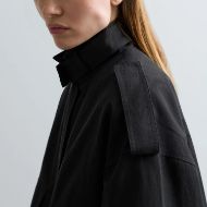 Picture of REPLAY WOMEN'S CROPPED TWILL JACKET IN BLACK 3
