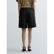 Picture of REPLAY WOMEN'S RELAXED FIT TWILL SHORTS IN BLACK 2