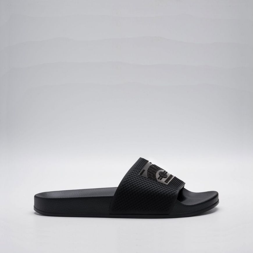 Picture of REPLAY MEN'S UP SAIL SLIDERS IN BLACK