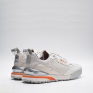Picture of REPLAY MEN'S FIELD SC LIGHT LEATHER SNEAKERS IN OFF WHITE 3