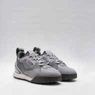 Picture of REPLAY MEN'S FIELD 2.0 WARD X LEATHER SNEAKERS IN SILVER 2