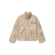 Picture of ALLSAINTS WOMEN'S CLAY PATCH JACKET TAUPE BROWN 6