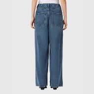Picture of ALLSAINTS WOMEN'S HAZE PLEATED JEANS MID INDIGO 2