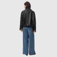 Picture of ALLSAINTS WOMEN'S HAZE PLEATED JEANS MID INDIGO 6