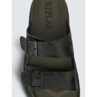 Снимка на REPLAY МЪЖКИ САНДАЛИ HALLAN CAMO LEATHER SANDALS В ЧЕРНО 4