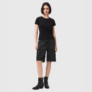 Снимка на ALLSAINTS ДАМСКИ БЕРМУДИ AKI CROSSOVER SHORTS WASHED BLACK 3