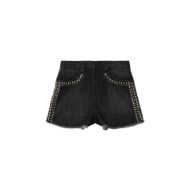 Снимка на ALLSAINTS ДАМСКИ БЕРМУДИ HEIDI STUD SHORTS SHADOW BLACK 7