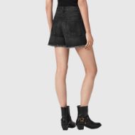 Снимка на ALLSAINTS ДАМСКИ БЕРМУДИ HEIDI STUD SHORTS SHADOW BLACK 2